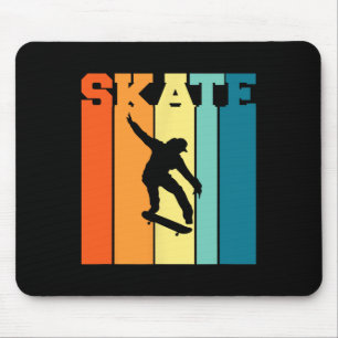 Retro Vintage Skate- Fröhliche Skateboard-Woche Mousepad