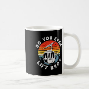 Retro Vintage Ski Hebst du überhaupt was Bro 1 Kaffeetasse