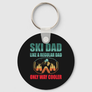 Retro Vintage Skifahren Schnee Geschenke Für Skifa Schlüsselanhänger