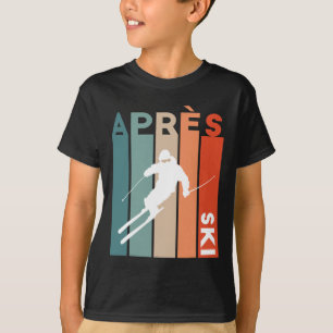 Retro Vintage Skifahren Skifahrer Retro Vintage Ap T-Shirt