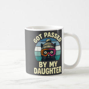 Retro-vintage Skikatze von meiner Tochter geritten Kaffeetasse