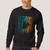 Retro Vintage skydiving Sweatshirt (Vorderseite)