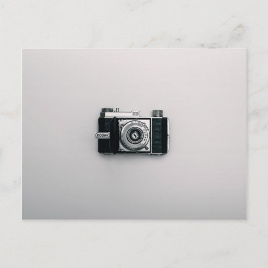Retro-Vintage SLR-Kamera Postkarte (Vorderseite)