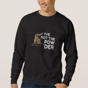 Retro Vintage-Snowboard Snowboardfahren Snowboarde Sweatshirt