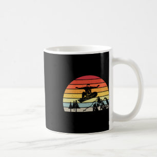 Retro Vintage Snowboarden Berge Snowboard Sno Kaffeetasse