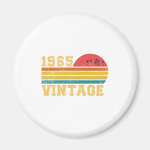 Retro Vintage Sonnenuntergang 1965 Geburtstag Magnet