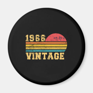Retro Vintage Sonnenuntergang 1966 Geburtstag Magnet