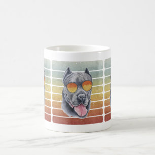 Retro Vintage Sonnenuntergang Cane Corso Mutter Va Kaffeetasse