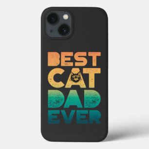 Retro Vintage Sonnenuntergang Vatertag Bester Katz Case-Mate iPhone Hülle