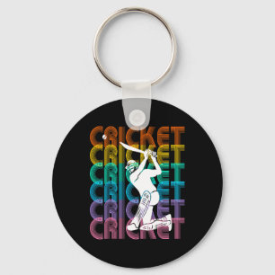 Retro-Vintage-Sportliebhaber - Cricket Schlüsselanhänger