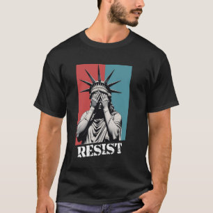 Retro-Vintage-Statue der Freiheit 2025 Widerstehen T-Shirt