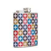 Retro Vintage Sternchen-Vereinbarung Flachmann (Rechts)