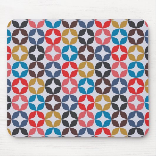 Retro Vintage Sternchen-Vereinbarung Mousepad (Vorne)