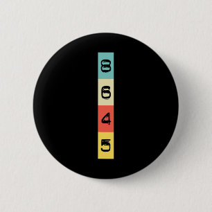 Retro-Vintage-Stil abgenutztes Impeach-Trump-Shirt Button