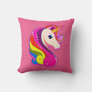 RETRO VINTAGE STIL EINHORN PEGASUS PFERD KISSEN