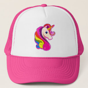 RETRO VINTAGE STIL EINHORN PEGASUS TRUCKER-MÜTZE TRUCKERKAPPE