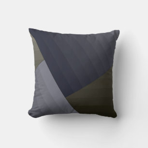 Retro-Vintage-Stil geometrische Linien grau grün n Kissen