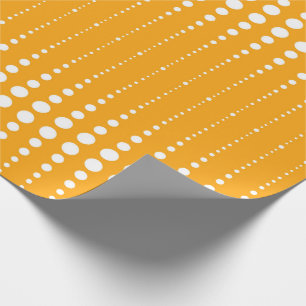 Retro-Vintage-Stil Kreise geometrische Linien Stre Geschenkpapier