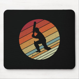 Retro-Vintage-Stil Sport Cricket Geschenke für Jun Mousepad