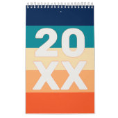 Retro Vintage Stripes 2026 Kalender (Titelbild)