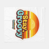 Retro  Vintage Style Graphic Home Living Fleece (Vorderseite (Horizontal))