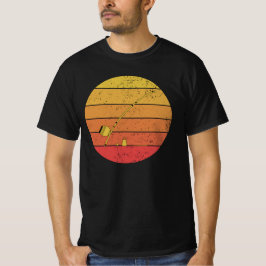 Retro Vintage Sunset Berimbau - Gift For Berimbau T-Shirt