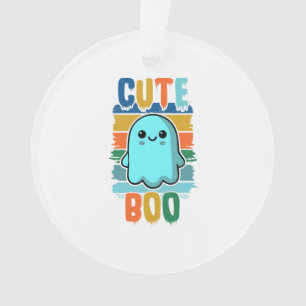 Retro Vintage Süßer Halloween-Geist Ornament