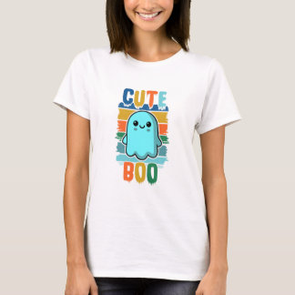 Retro Vintage Süßer Halloween-Geist T-Shirt
