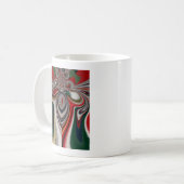 Retro Vintage Textur Abstrakte Kunst drucken Kaffeetasse (Vorderseite Links)