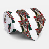 Retro Vintage Textur Abstrakte Kunst drucken Krawatte (Gerollt)