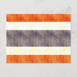 Retro-Vintage thailändische Flagge Postkarte