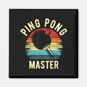 Retro Vintage Tischtennis  Magnet