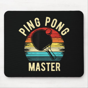 Retro Vintage Tischtennis Mousepad