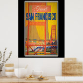 Retro Vintage Travel Design Poster (Küche)