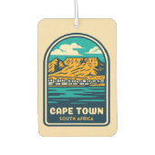 Retro Vintage Travel Kapstadt Südafrika Autolufterfrischer (Vorderseite)