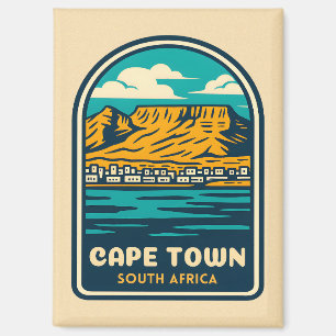 Retro Vintage Travel Kapstadt Südafrika Magnet