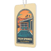 Retro Vintage Travel Palm Springs California Autolufterfrischer (Links)