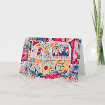 Retro Vintage Travel Trailer Camper Moving