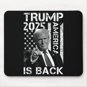 Retro Vintage Trump Amerika ist zurück 2025 Trump Mousepad