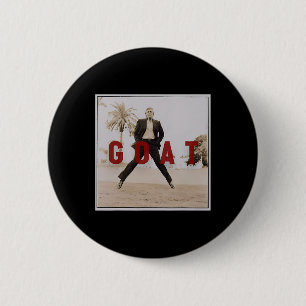 Retro Vintage Trump GOAT Mittelfinger Straftäter P Button