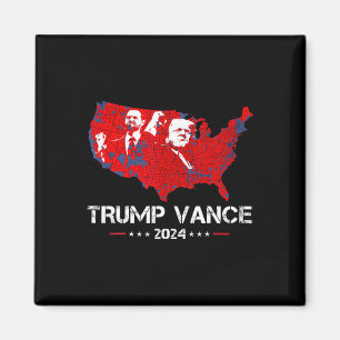 Retro Vintage Trump Vance 2024 Wir das Volk wählen Magnet
