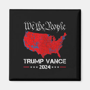 Retro Vintage Trump Vance 2024 Wir das Volk wählen Magnet