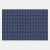 Retro-Vintage-Tulpen-Blumenmuster-Geschenkpapier. Geschenkpapier Set (Vorderseite 2)