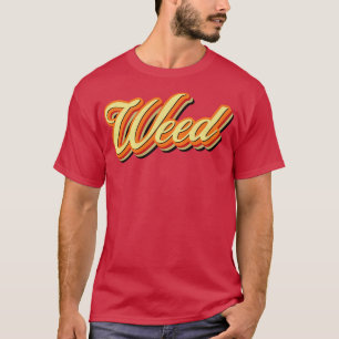 Retro Vintage Unkraut T-Shirt