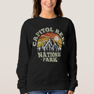 Retro Vintage US Utah 1971 Capitol Reef National P Sweatshirt