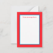 Retro-Vintage Valentinkatzen hinzufügen Mitteilungskarte (Rückseite)