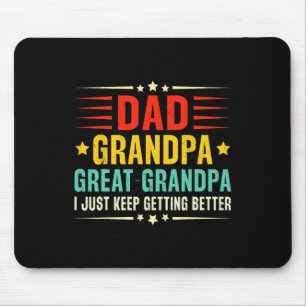 Retro Vintage Vater Opa Urgroßvater Cooler Vater Mousepad