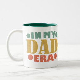Retro Vintage Vatertag In meiner Dad-Ära Zweifarbige Tasse