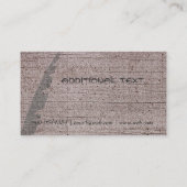 Retro Vintage Verfasser-Feder-Spule Visitenkarte (Rückseite)