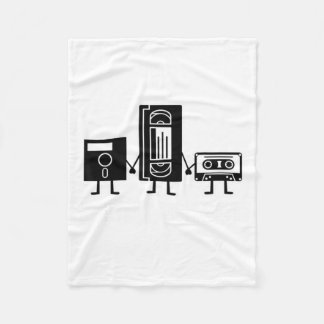 Retro Vintage Vergessen Sie Cette Tape nicht Fleecedecke